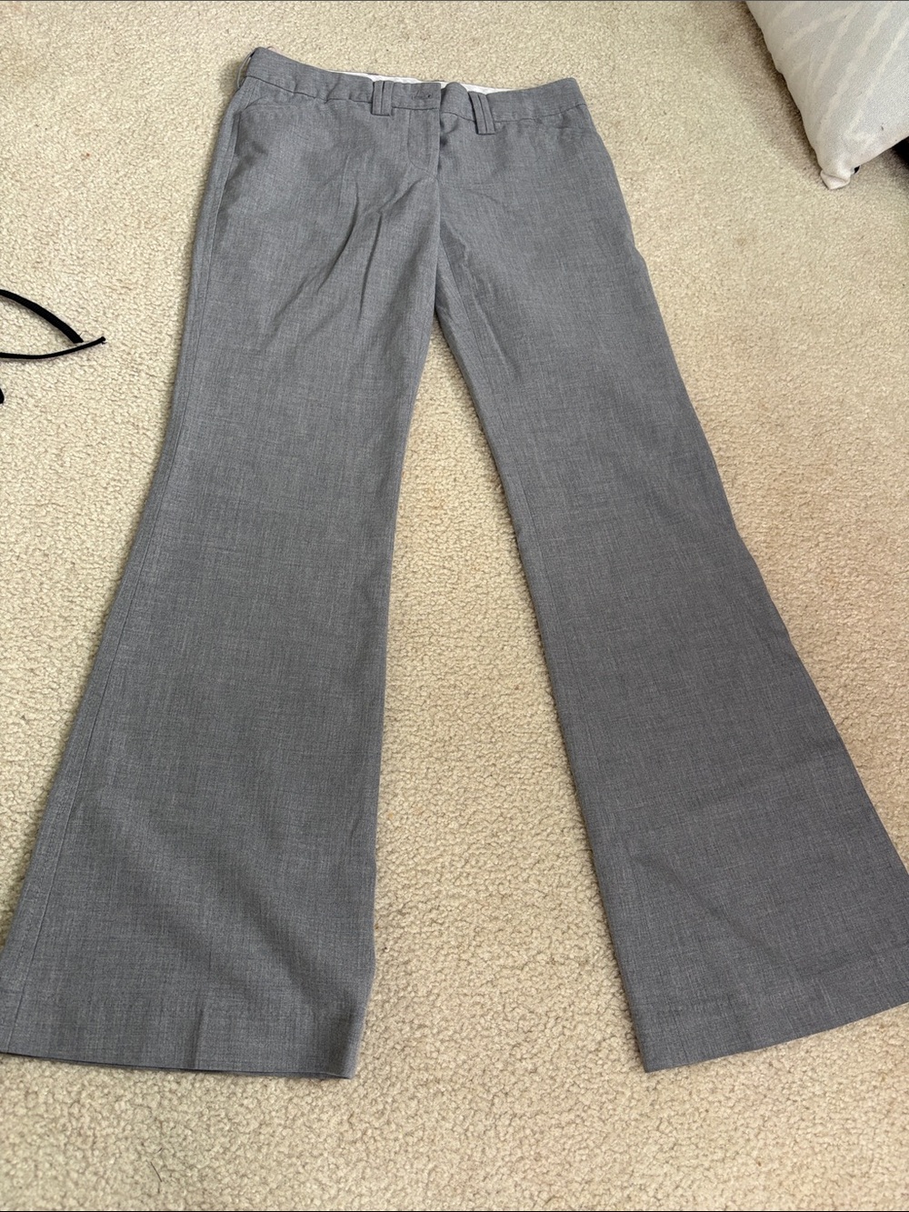 The Limited Gray Boot-Cut Dress Pants “The Drew Fit”